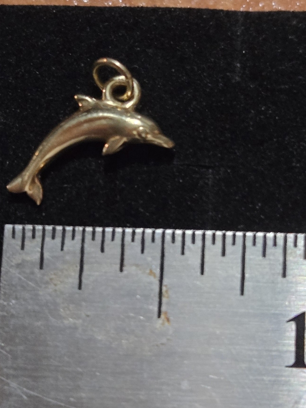 Gold Dolphin Charm Pendant - Women Jewelry